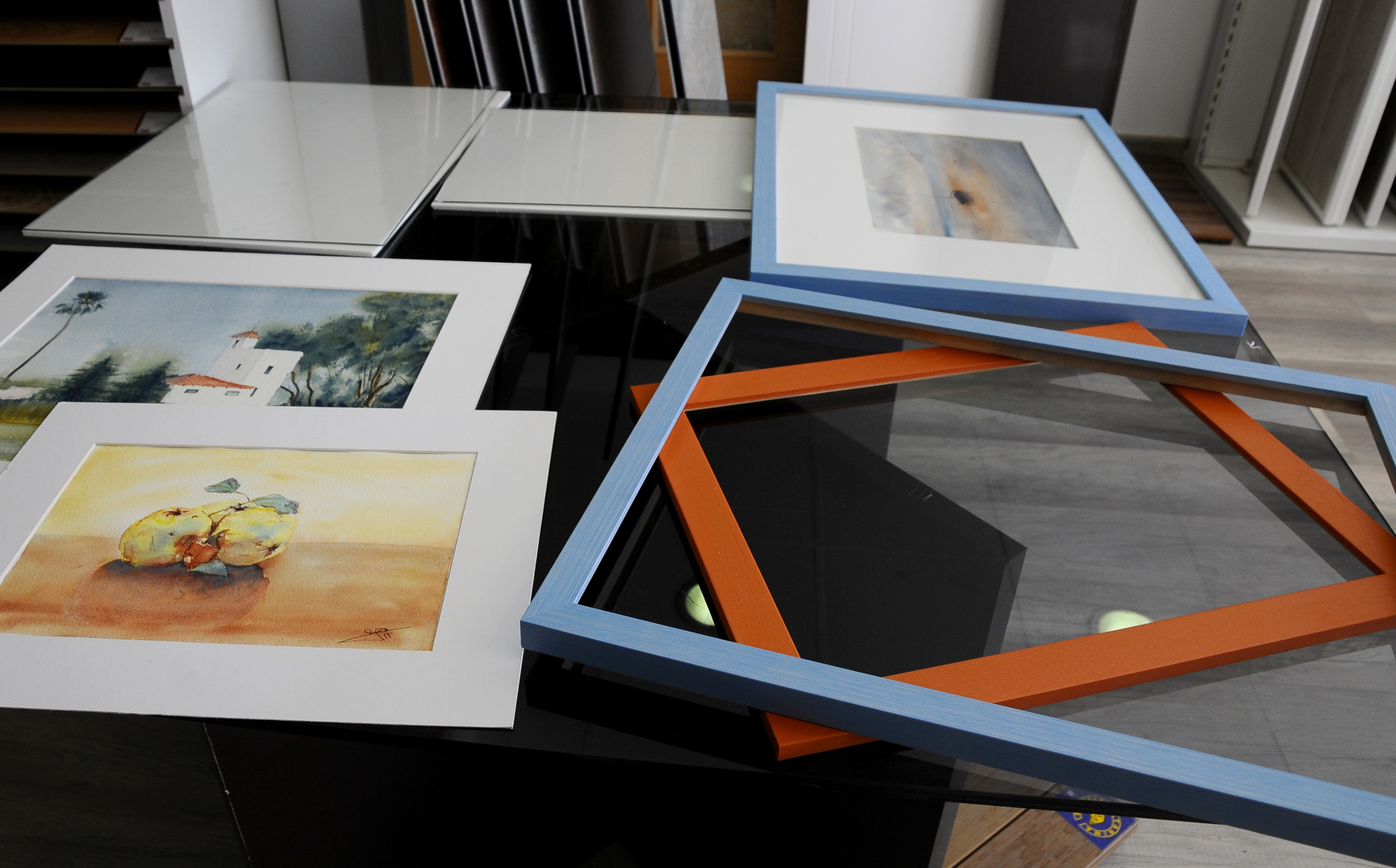 Enmarcación de cuadros